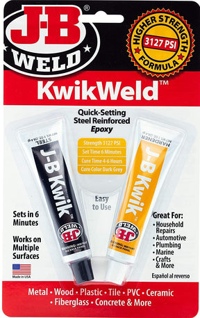 Cola Epóxi Com Aço Kwik Weld Jb Weld 8276 - 28,4g