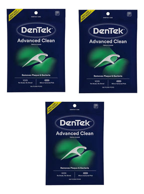 Dentek - Fio Dental Triple Clean Floss Picks - 450 Unids