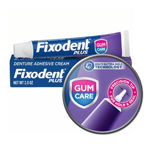 Fixodent Plus Precision Gum Care Adesivo Dentadura 57gr