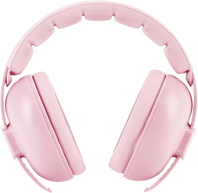 Abafador De Ruidos Snug Rosa Para Bebês De 3 Meses A 2 Anos