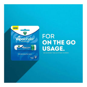 Vicks Vapoinhaler Inalador Nasal Portátil Congestão Nasal