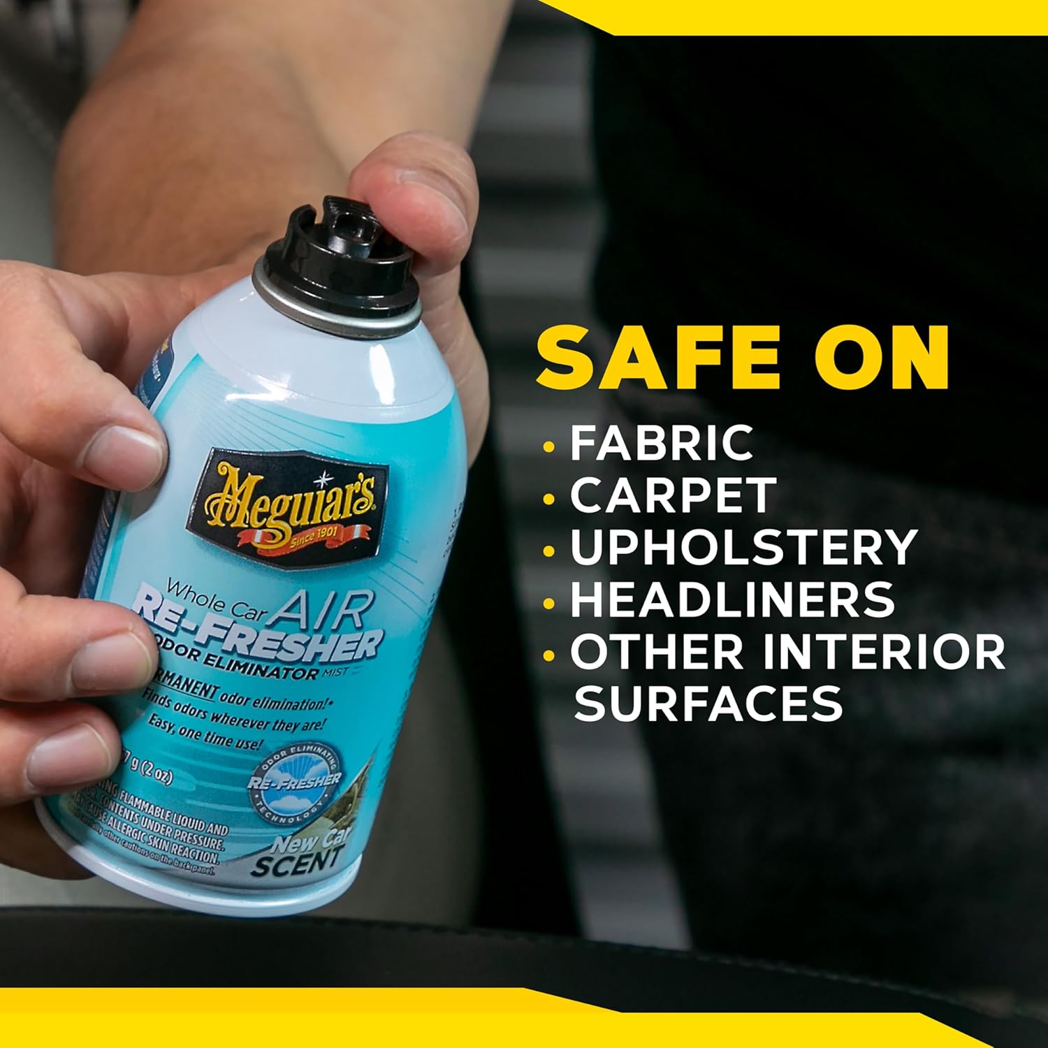 Aromatizante Elimina Odores Meguiars - G16402 - Carro Novo