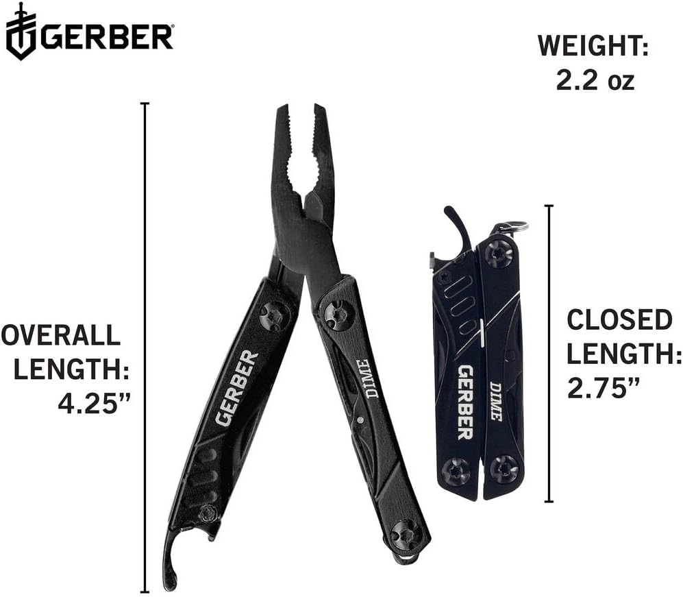 Canivete Gerber Dime Multi Tools / Multi Ferramentas - Cores