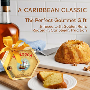 Tortuga Bolo De Rum Original Caribenho C/ Nozes - 454g