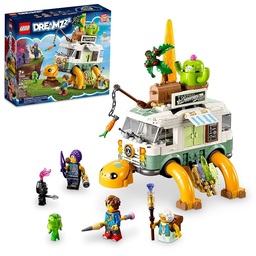 Lego Dreamzzz 434 Pçs Van Da Tartaruga Da Dna Castillo 71456