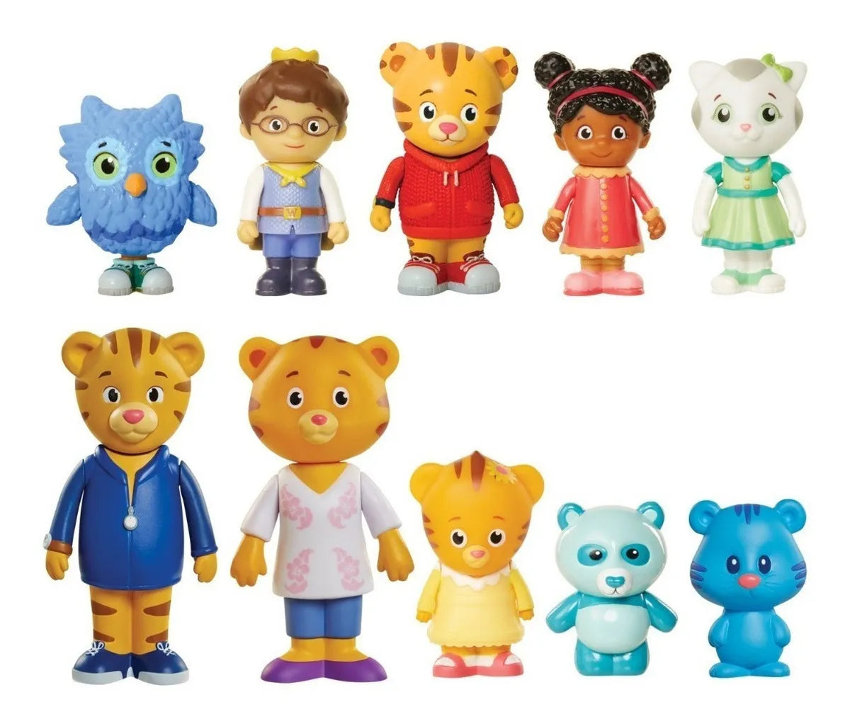 Daniel Tigre e amigos - Coleção 10 personagens