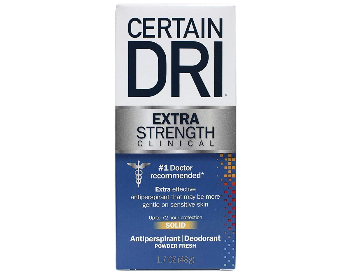 Certain Dri Extra Strength Desodorante P/ Suor Excessivo 48g
