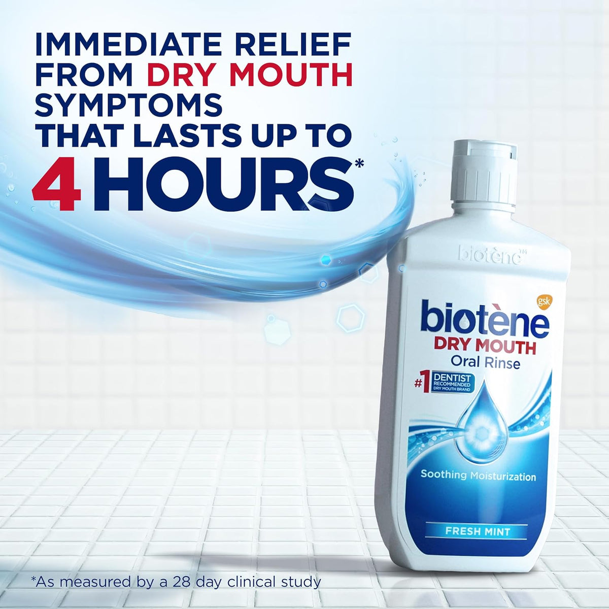 Enxaguante Bucal Biotene - Para Boca Seca - 1 Litro 1000ml