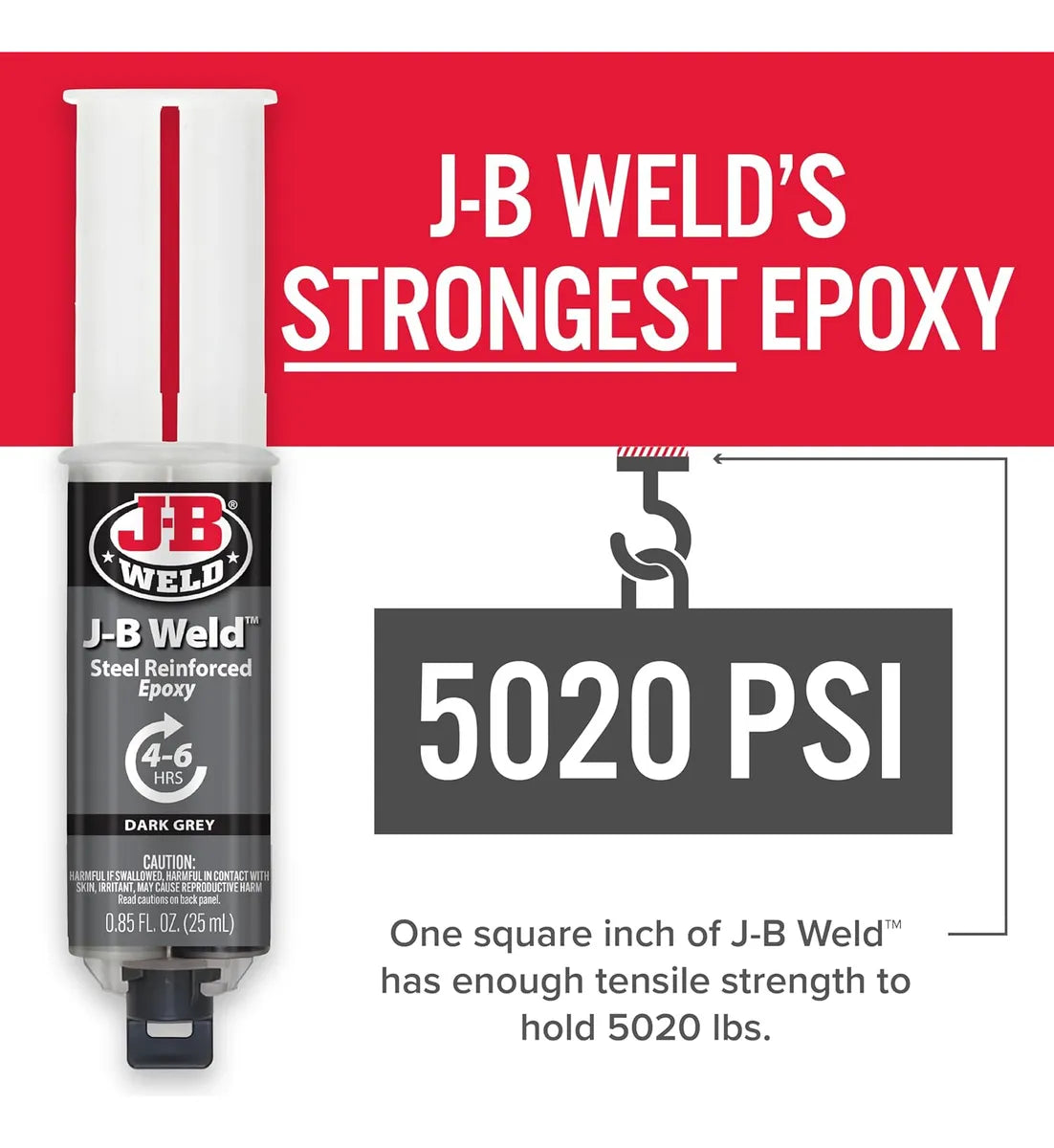 Jb Weld - Cola Super Forte Americana - Epoxi (Tipo seringa)