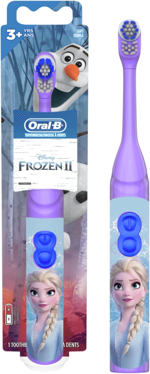 Escova Elétrica Infantil Oral-b Disney Eua Personagem Frozen Elza