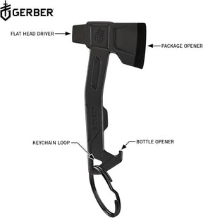 Gerber Hatchet Keychain Tool Multiferramenta 3 em 1 - 7cm