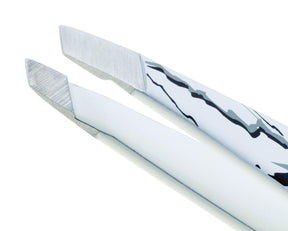 Tweezerman Mini Slant Tweezer - Padrão Mármore 7cm