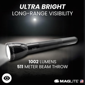Lanterna Maglite Ml300l 4d 1002 Lumens Led 18 Dias D Duração
