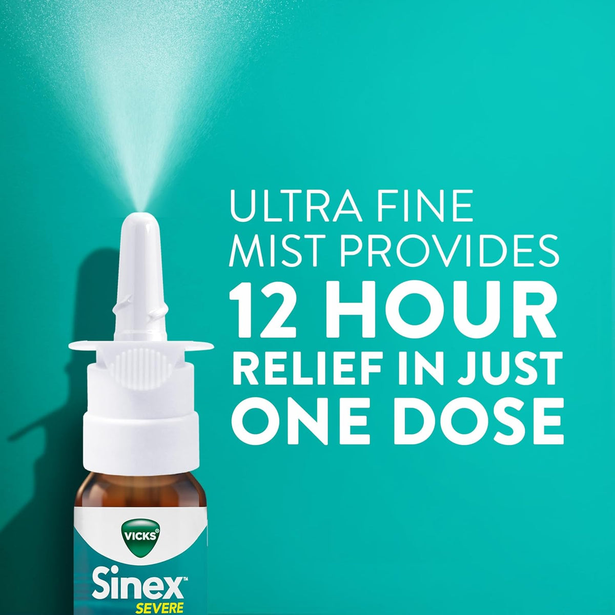 2 Vicks Sinex Severe Original Spray Nasal Ultra Fino 15ml