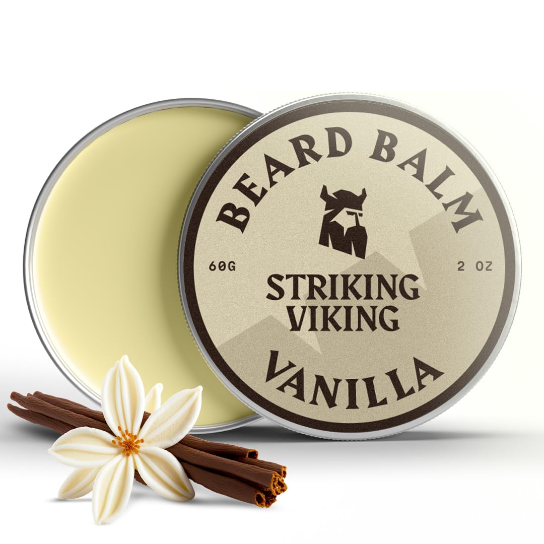 Striking Viking Balm Para Barba - Baunilha 60g - Importado