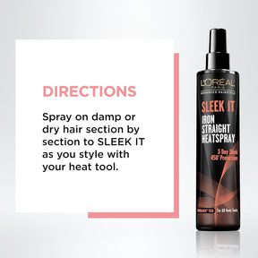Loreal Sleek It Protetor Térmico - Cabelo Liso 3 Dias 170ml