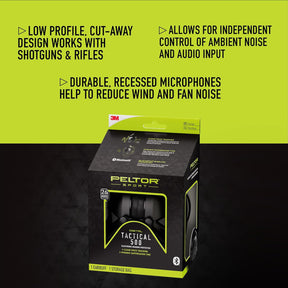 Peltor Sport Tactical 500 Bluetooth Abafador Eletrônico 3m