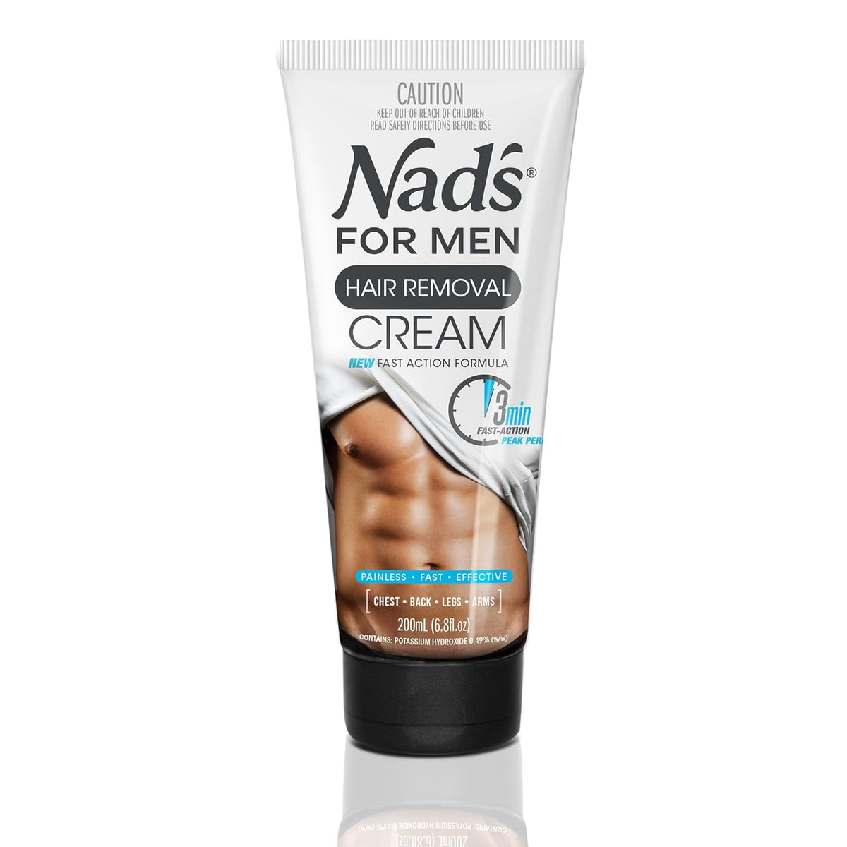 Nad's Hair For Men - Creme Depilatório Masculino Corpo 200ml