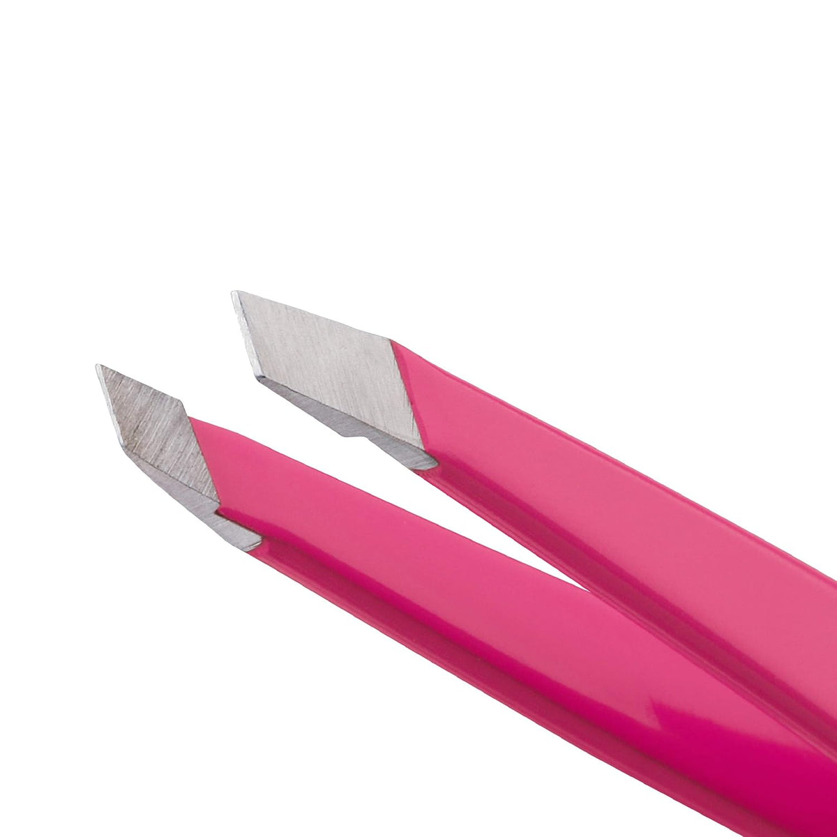 Tweezerman Mini Pinça Inclinada De Aço Inoxidável Rosa Neon