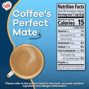 Coffee Mate Sugar Free - Baunilha 289.1 Gramas French Vanilla