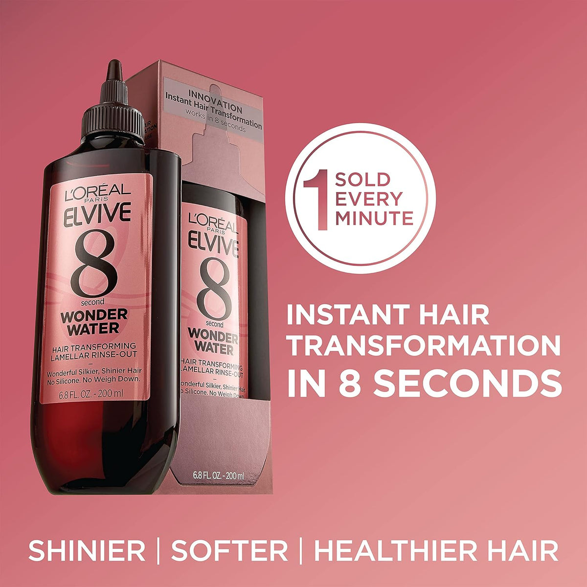 Loreal Paris Elvive 8 Seconds Wonder Water 200ml - 8 Segundos
