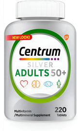 Centrum Adults 50+ 220 Tablets E U A Homem Mulher ! Importado Pronta Entrega E Envio Imediato - Polivitamina