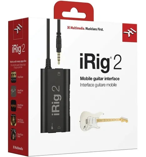 Irig 2 Interface Guitarra iPhone E Android Pronta Entrega