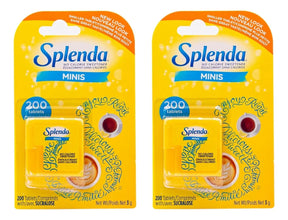 2 X Adoçante Splenda Mini Comprimidos 200 Tablets - Original