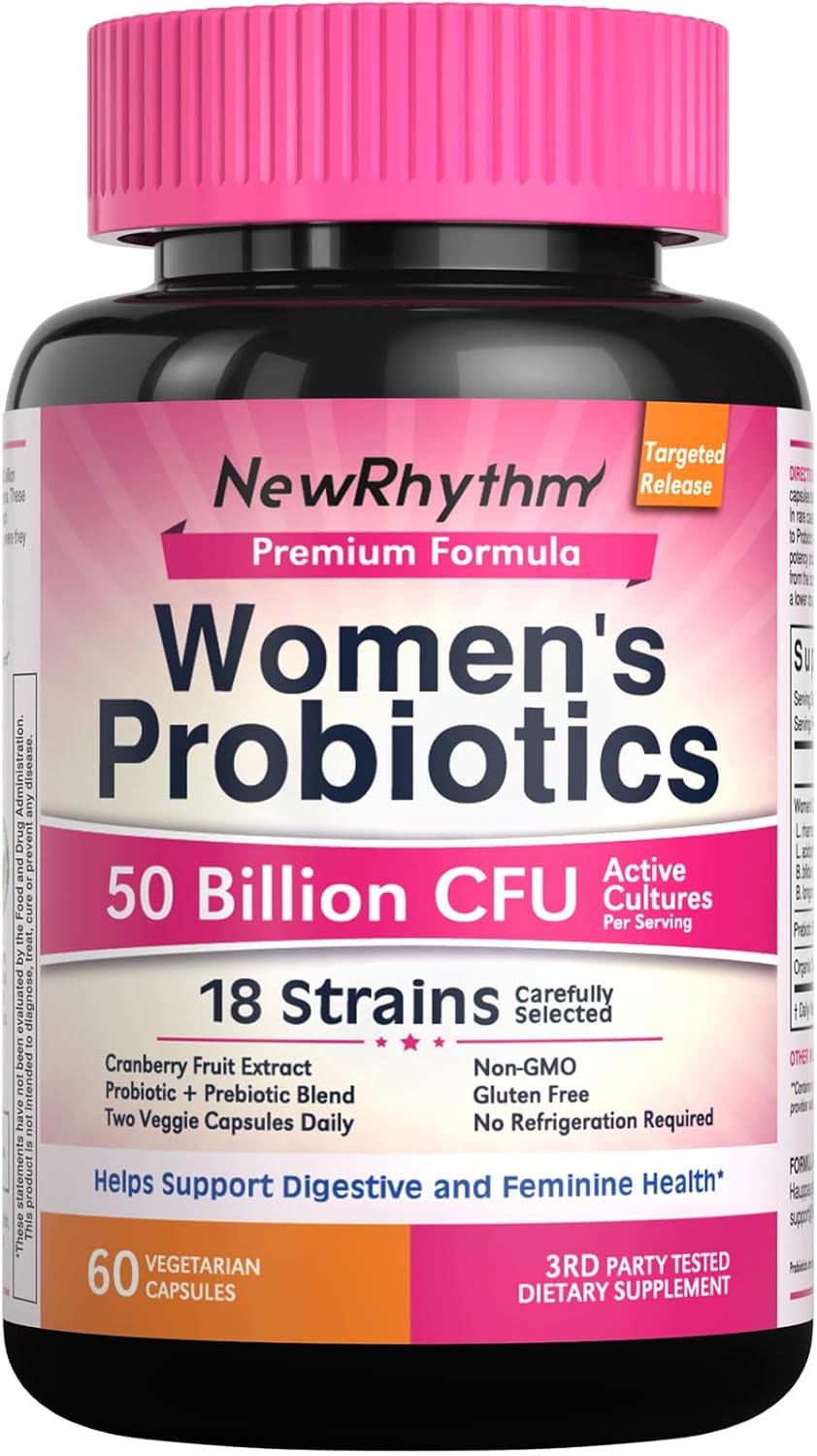 Probiótico Newrhythm Women Mulher Feminino 50 Bi - 18 Cepas