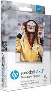 Papel Fotográfico Hp Zink P/ Impressora Sprocket 50 Folhas