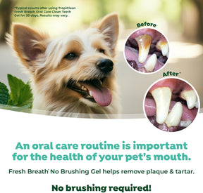 Tropiclean Fresh Breath Gel Removedor Tártaro 59ml Original