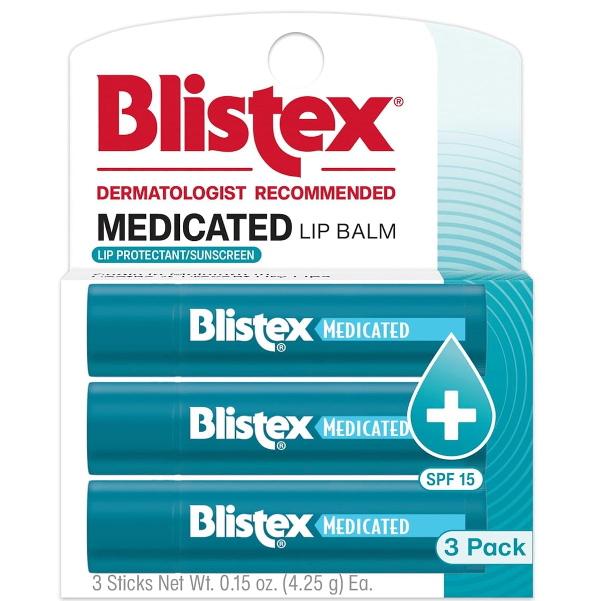 Blistex Medicated Lip Balm Kit Com 3 Protetores Labiais
