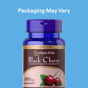 Vitamina Black Cherry 1000mg C/ 100 Caps Puritans Pride Eua