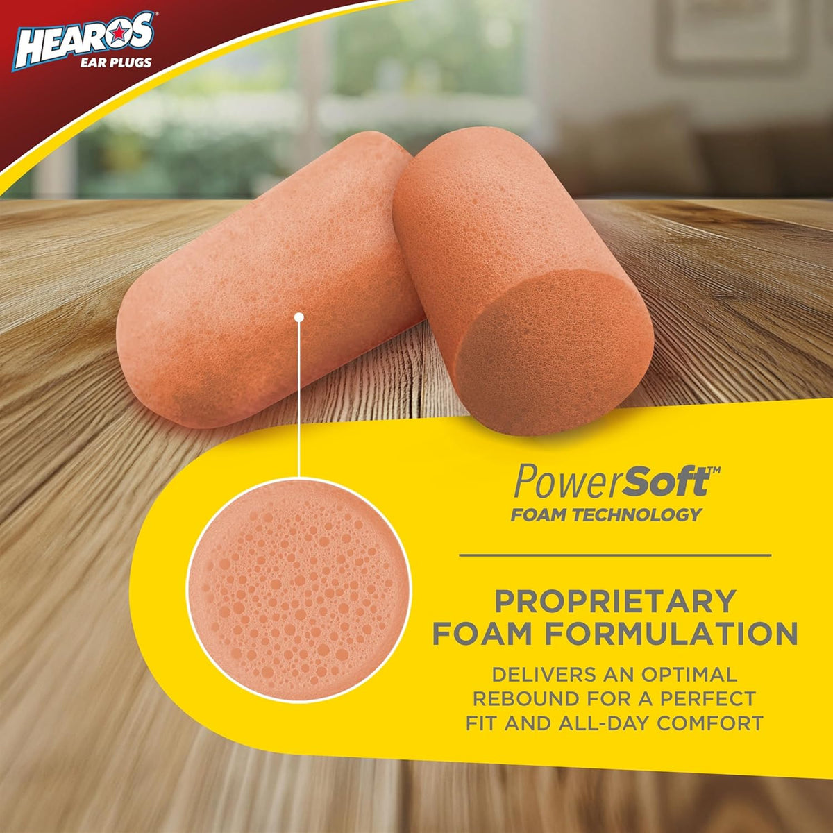 Protetor Auricular Earplugs Hearos 32db 14 Pares Marrom