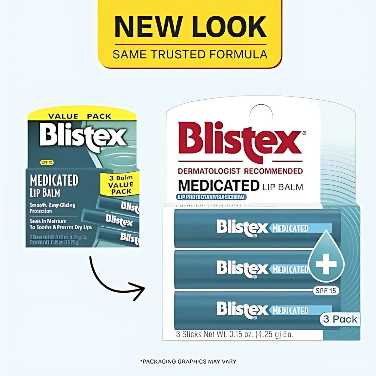 Blistex Medicated Lip Balm Kit Com 3 Protetores Labiais