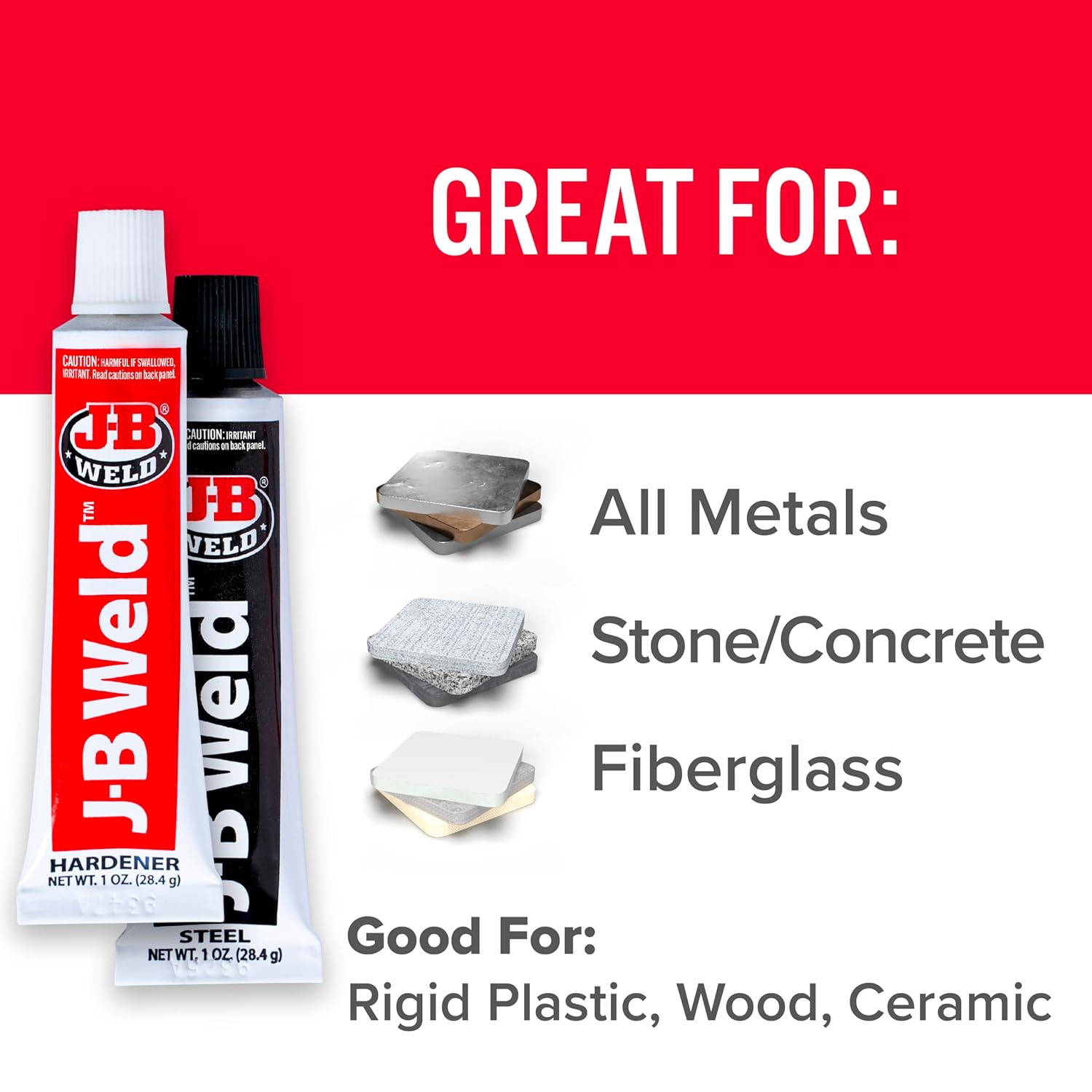 Cola Epóxi Ultra Forte Solda Fria Jb Weld R8265 (2x 28,4g)