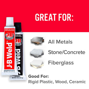 Cola Epóxi Ultra Forte Solda Fria Jb Weld R8265 (2x 28,4g)
