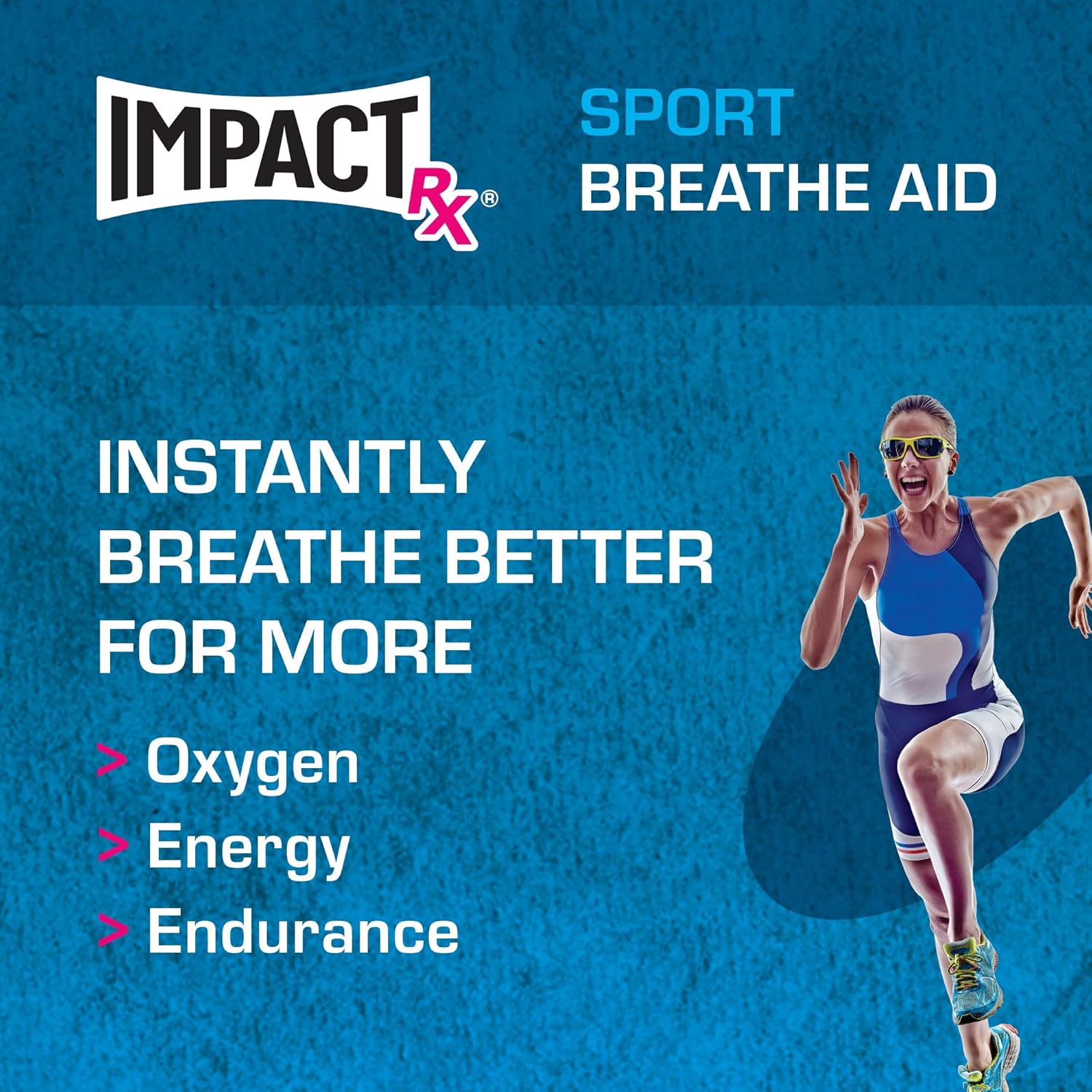 Breath Aid Sport - Impact Rx Dilatador Nasal Duas Unidades