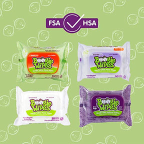 Boogie Wipes 90 lenços umidecidos com soro fisiologico Lavanda