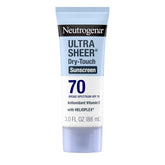 Protetor Solar Facial Toque Seco Neutrogena Ultra Sheer 70 - 88Ml