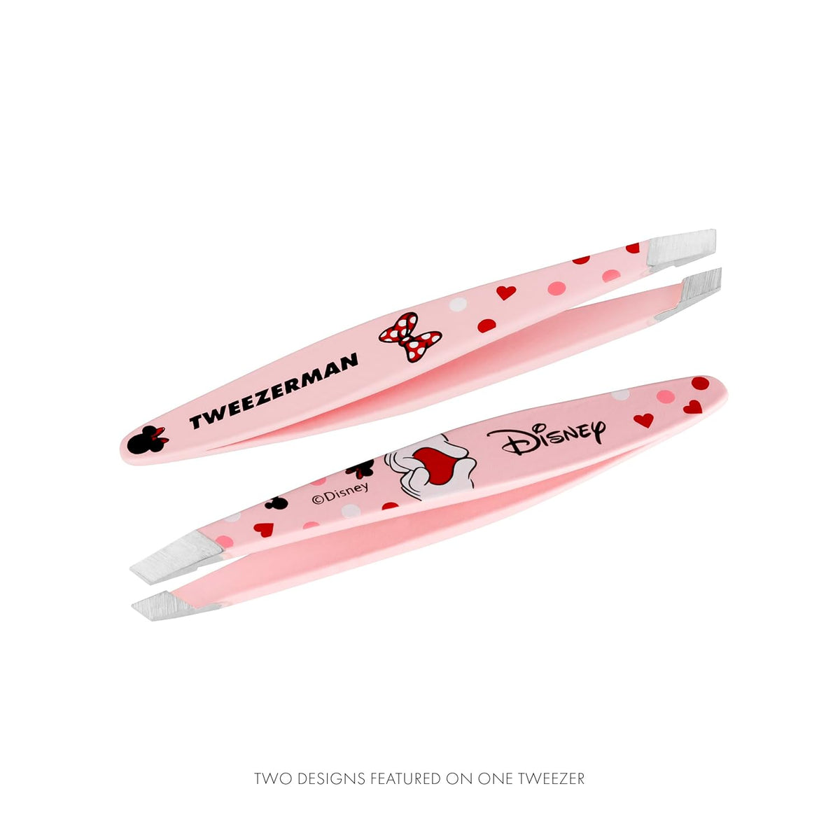 Tweezerman Disney's Minnie - Mini Pinça Inclinada Aço Inox