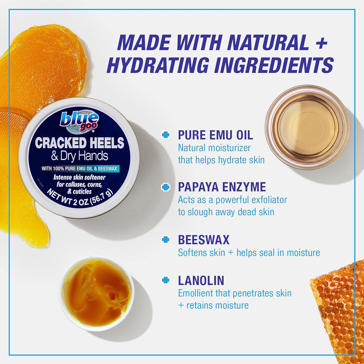 Cracked Heels Hidratante Mãos Calcanhares E Cutículas 56,7g