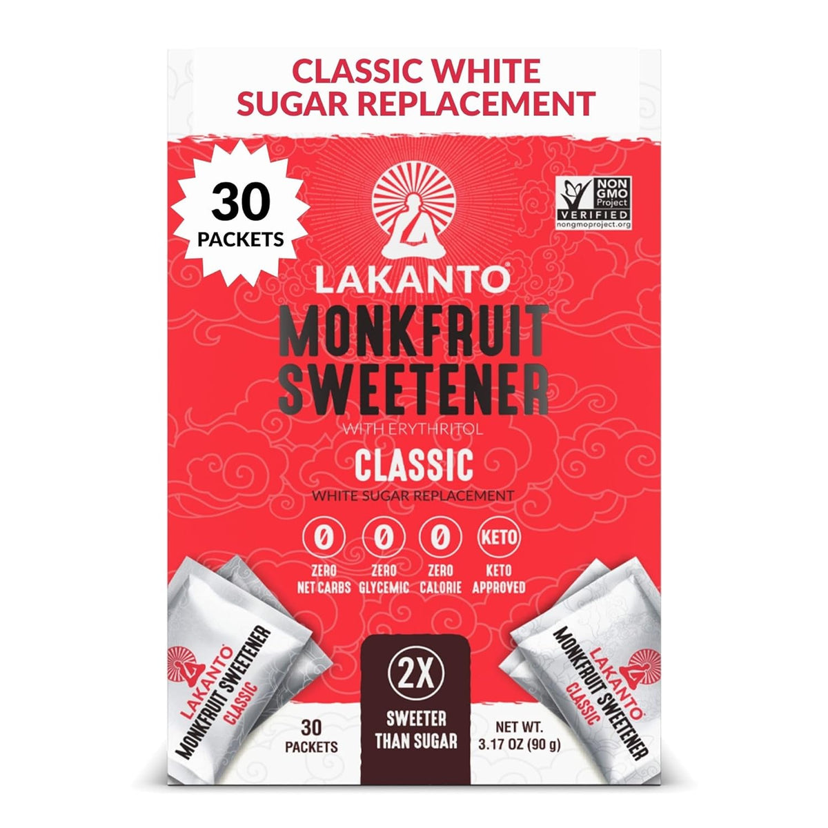 Lakanto Classic Adoçante 90g. Pronta