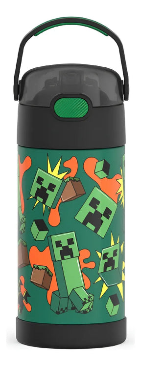 Thermos Funtainer Garrafa Têrmica 355ml Minecraft 2 Original