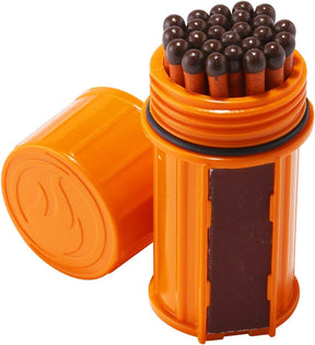 Uco - Kit 25 X Fósforos À Prova D'água + 1 Case