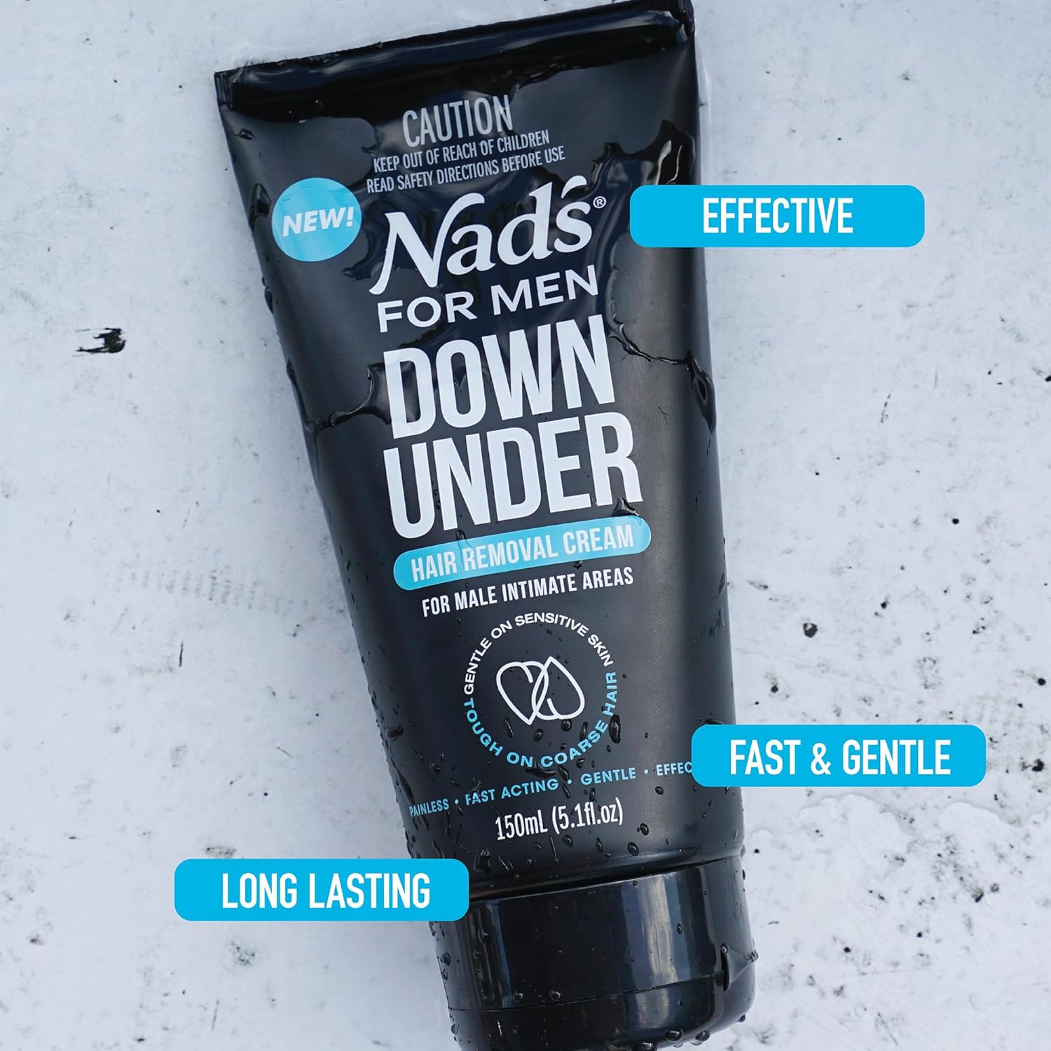 Nad's Hair For Men  Creme Depilatório Masculino Íntimo 150ml