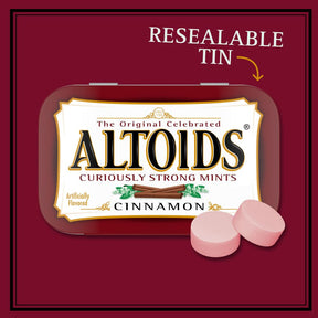 06 Altoids Cinnamon - Pastilhas Importadas De Canela 50g