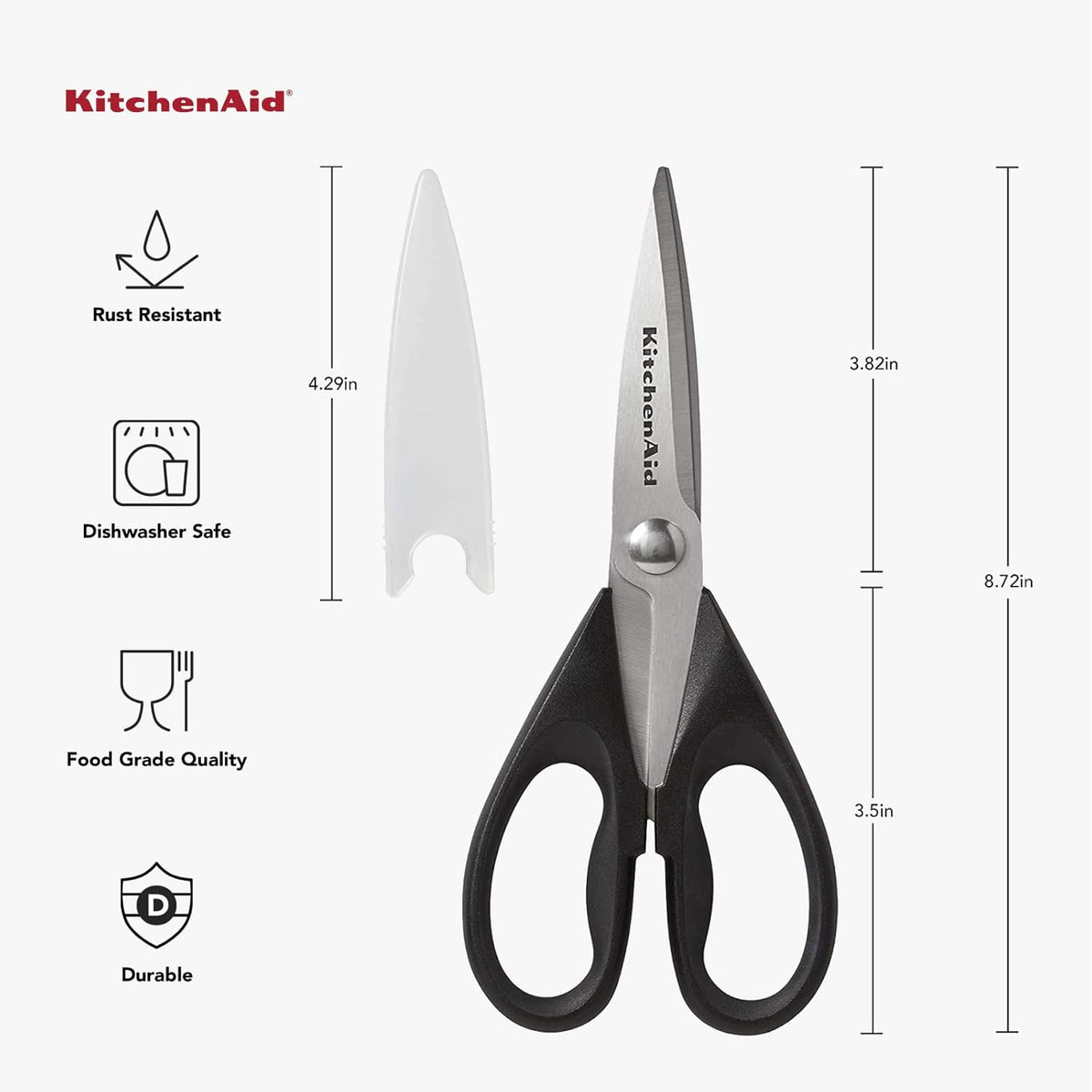 Tesoura De Cozinha Multiuso Kitchenaid Com Tampa