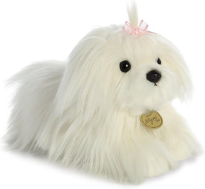 Pelúcia Miyoni Aurora - Cachorrinho Maltês - Original