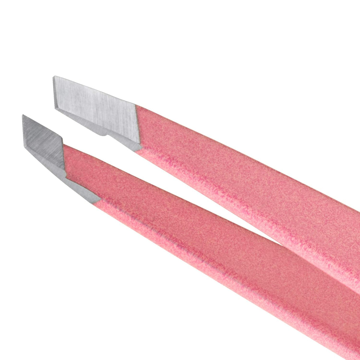 Tweezerman Pinça Slant Inclinada Inoxidável Original 9,5cm - Rosa Claro